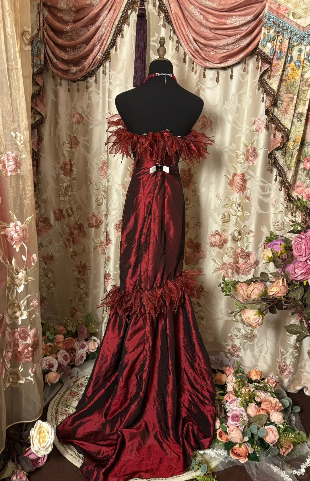 Robe de bal longue bustier, jolie robe de soirée, robe de gala, robe de dîner d'affaires, D2374