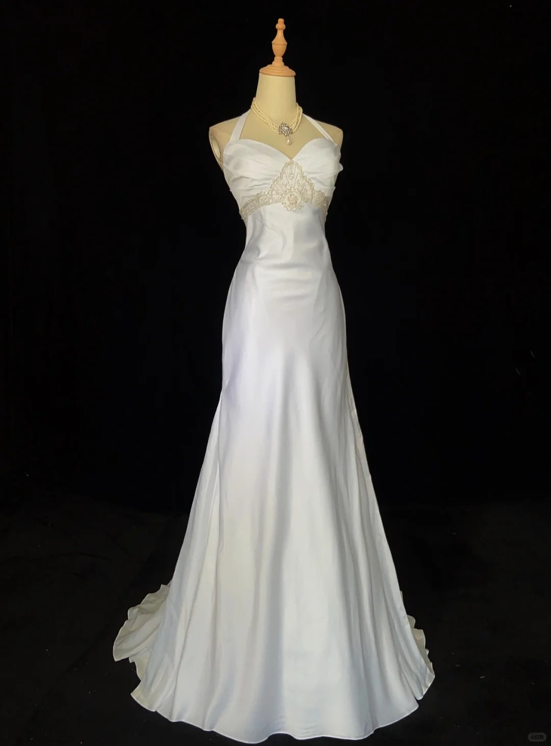 Elegant Prom Dress Halter Pleated Prom Gown Evening Dress Birthday Party Dress Wedding Dress D2424