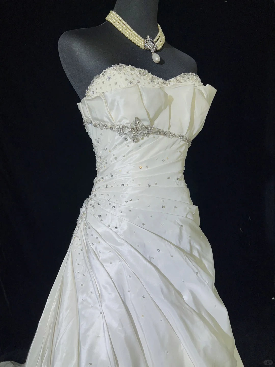 Elegant Wedding Dress Sweetheart Pleated Prom Dress Evening Dress Gala Dress Birthday Party Dress D2431