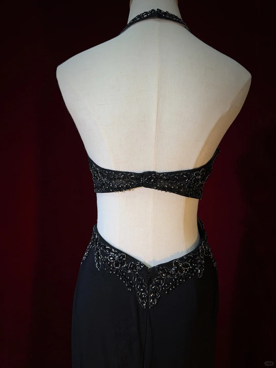 Superbe robe de bal dos nu, robe de soirée, robe de gala, robe de dîner d'affaires D2439