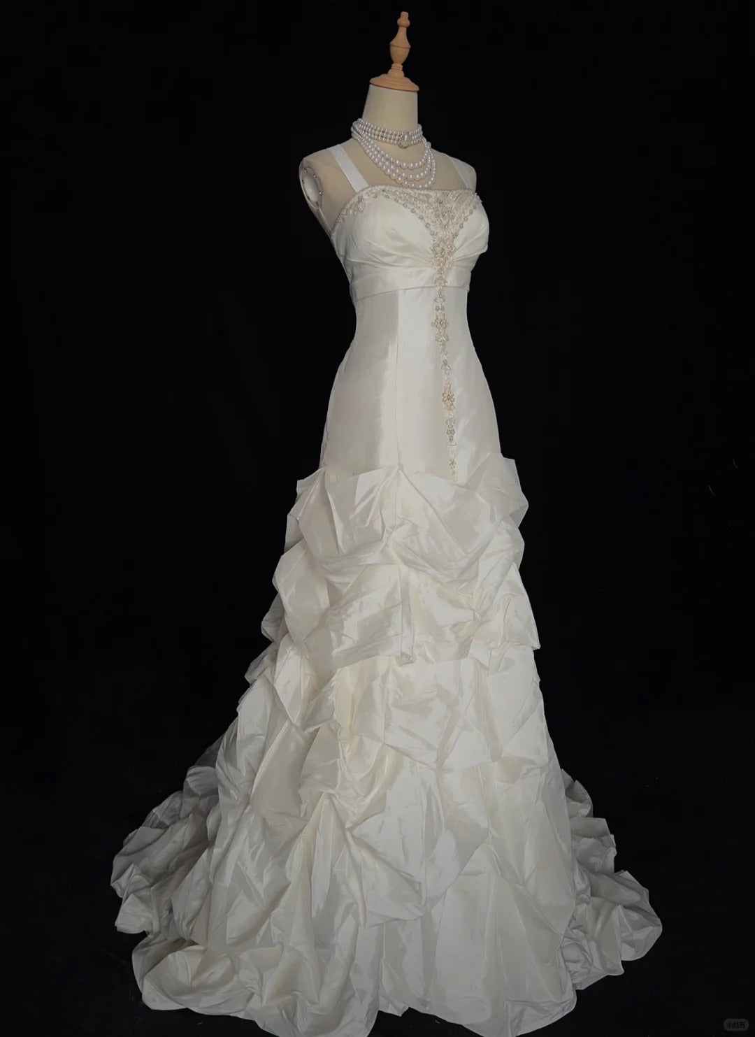 Stunning Wedding Dress Square Neck Pleated Prom Dress Evening Dress Gala Dress Birthday Dress D2443