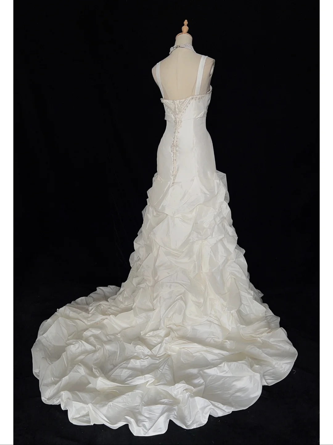 Stunning Wedding Dress Square Neck Pleated Prom Dress Evening Dress Gala Dress Birthday Dress D2443