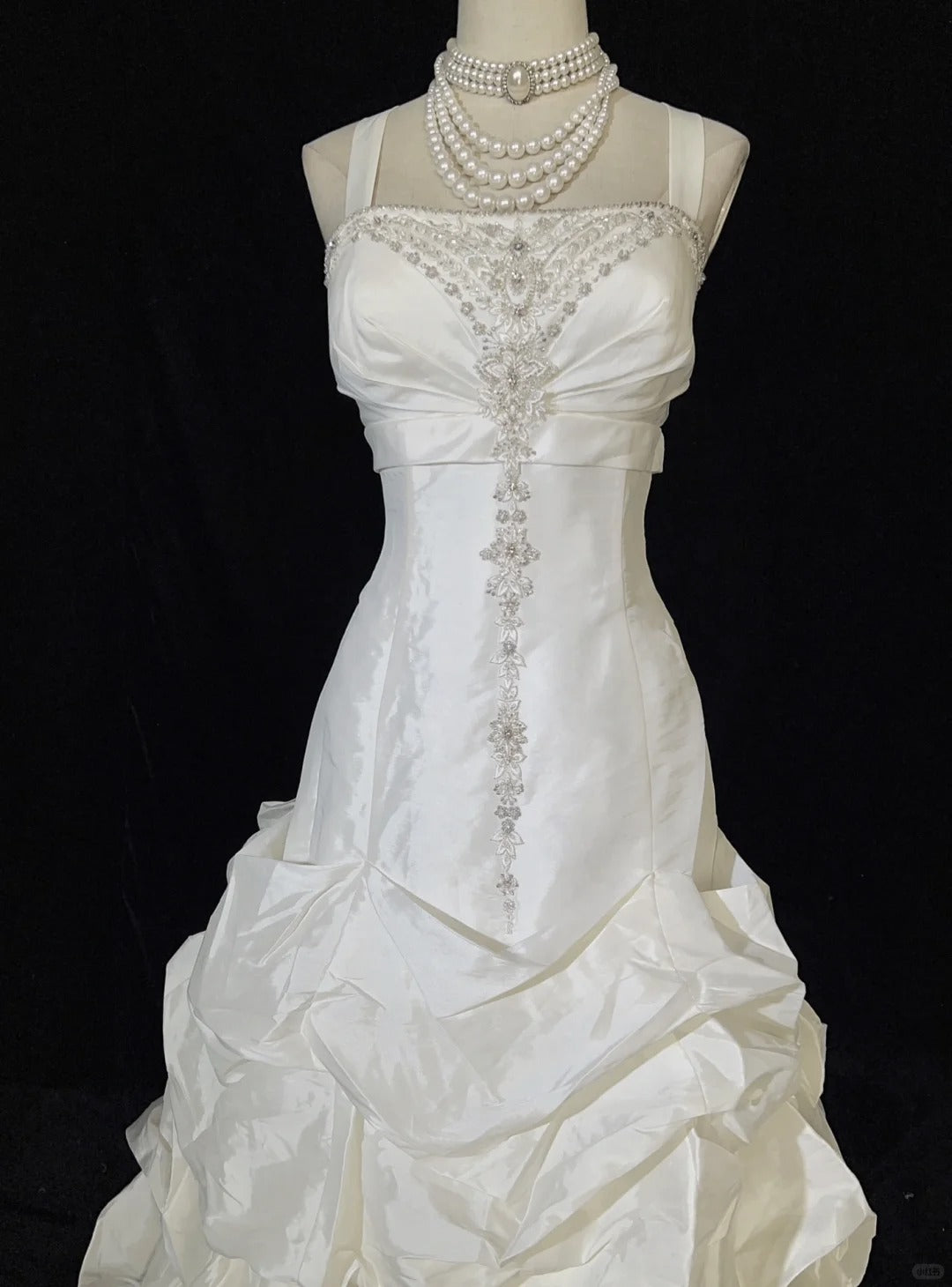 Stunning Wedding Dress Square Neck Pleated Prom Dress Evening Dress Gala Dress Birthday Dress D2443