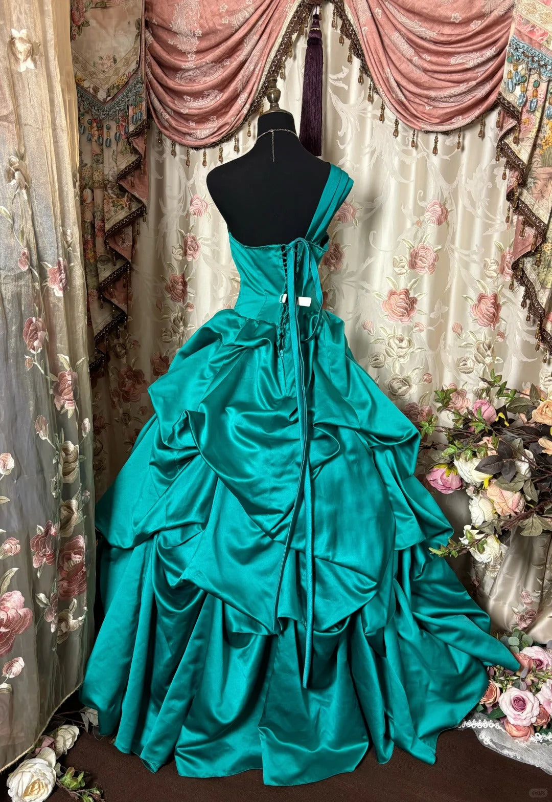 Stunning Prom Dress One Shoulder Pleated Ball Gown Evening Dress Dancing Dress Sweet 16 Dress D2462