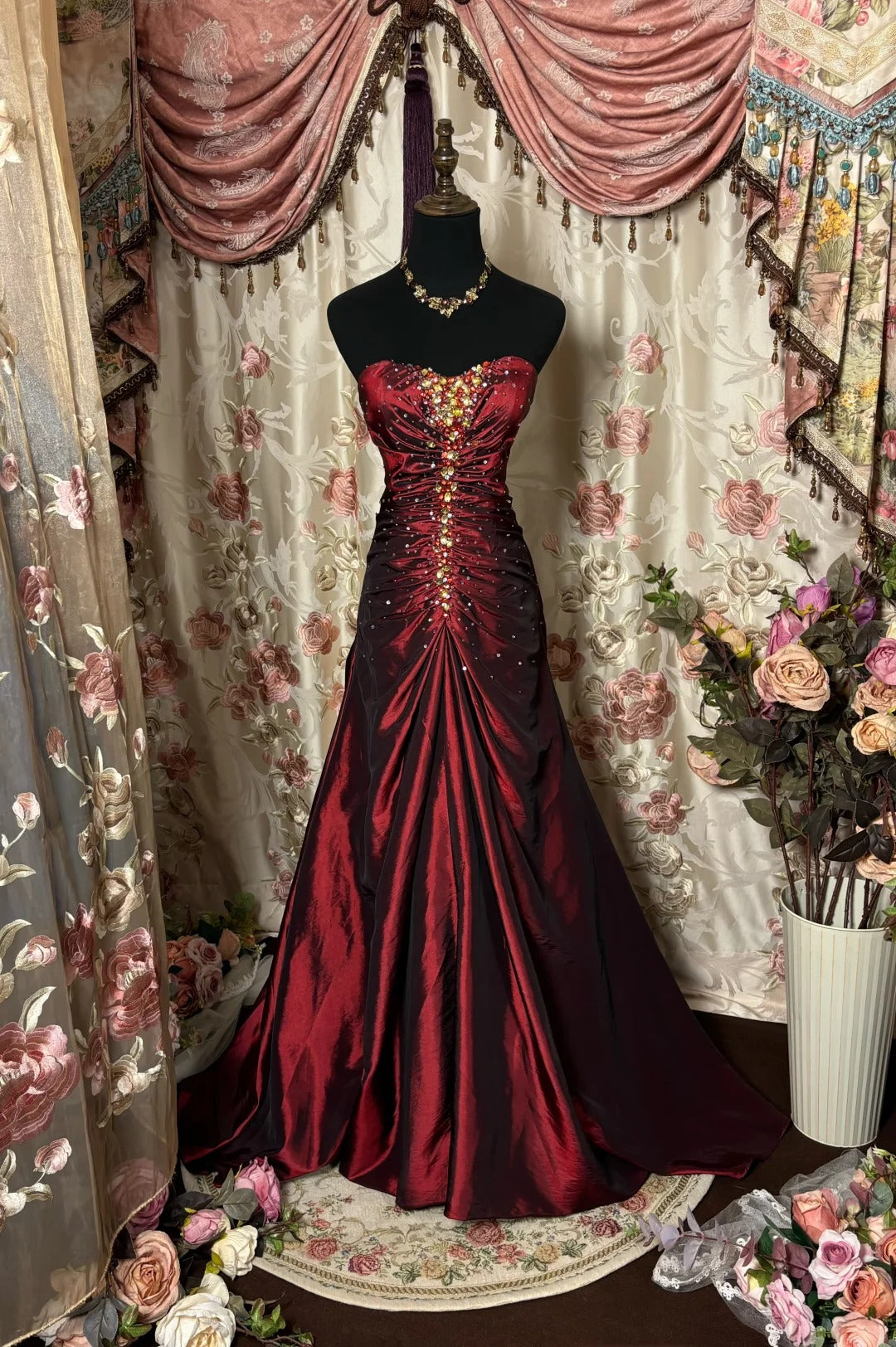 Beauty Ballkleid Sweetheart Plissee Ballkleid Abendkleid Galakleid Business Dinner Kleid D2466
