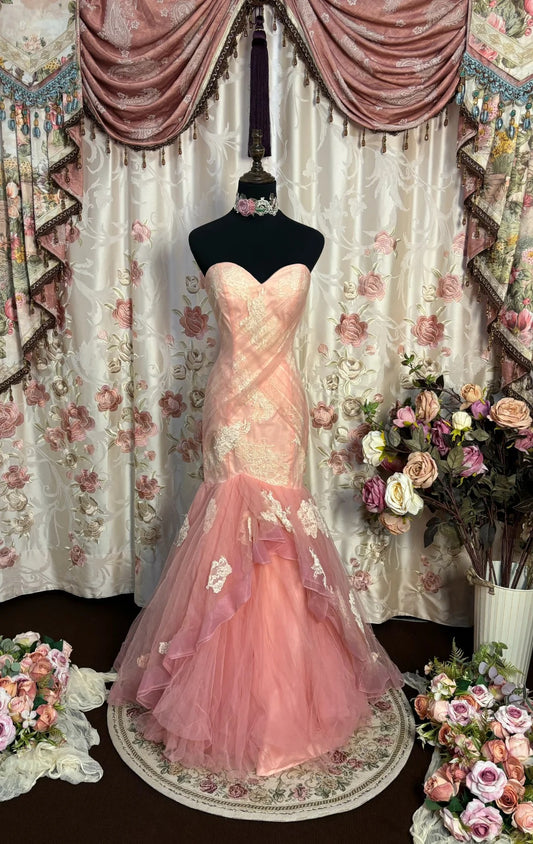 Beauty Ballkleid Sweetheart Tüll Langes Ballkleid Abendkleid Tanzkleid Galakleid D2476