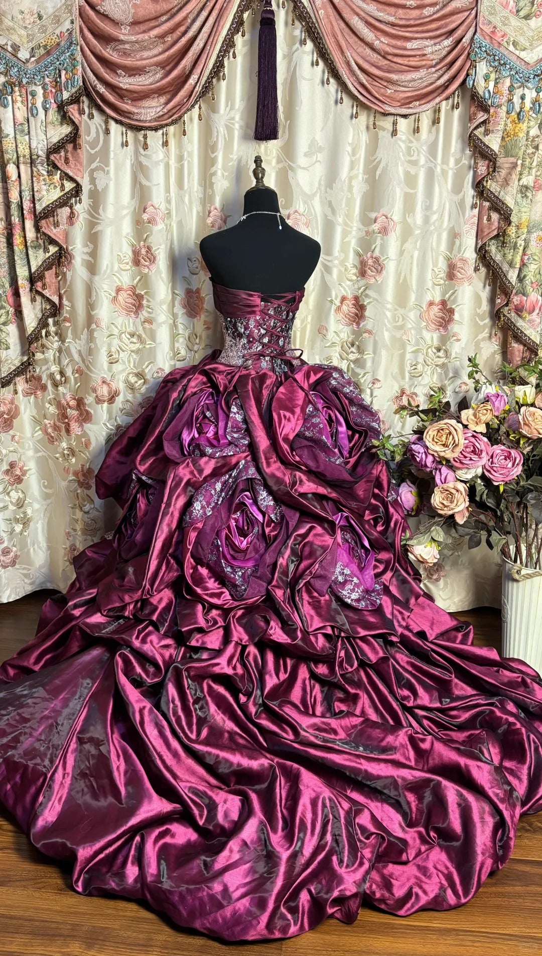 Gorgeous Prom Dress Strapless Pleated Evening Dress Ball Gown Gala Dress Masquerade Ball D2485
