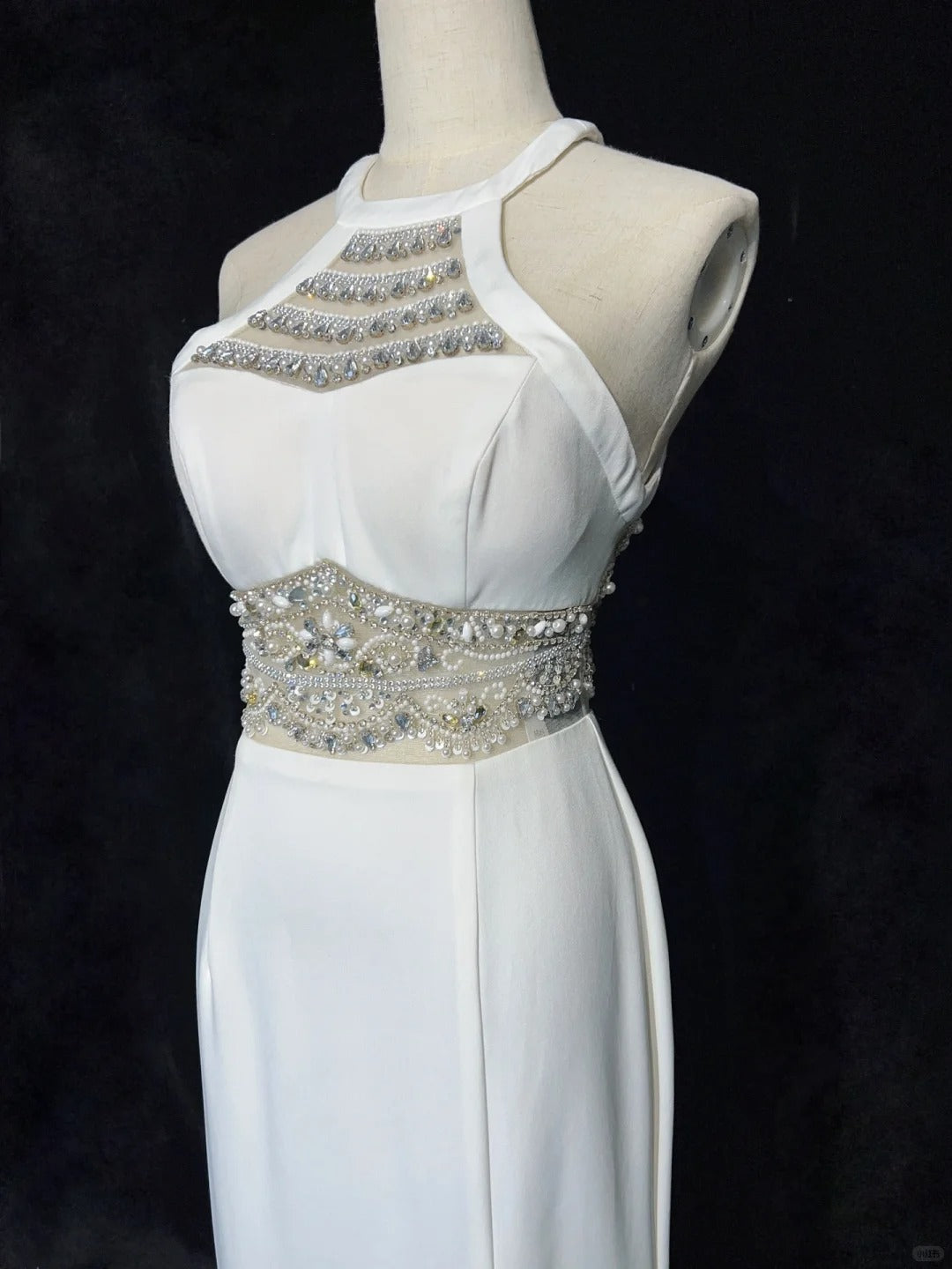 Charming Prom Dress Halter Backless Split Prom Gown Evening Dress Gala Dress D2520