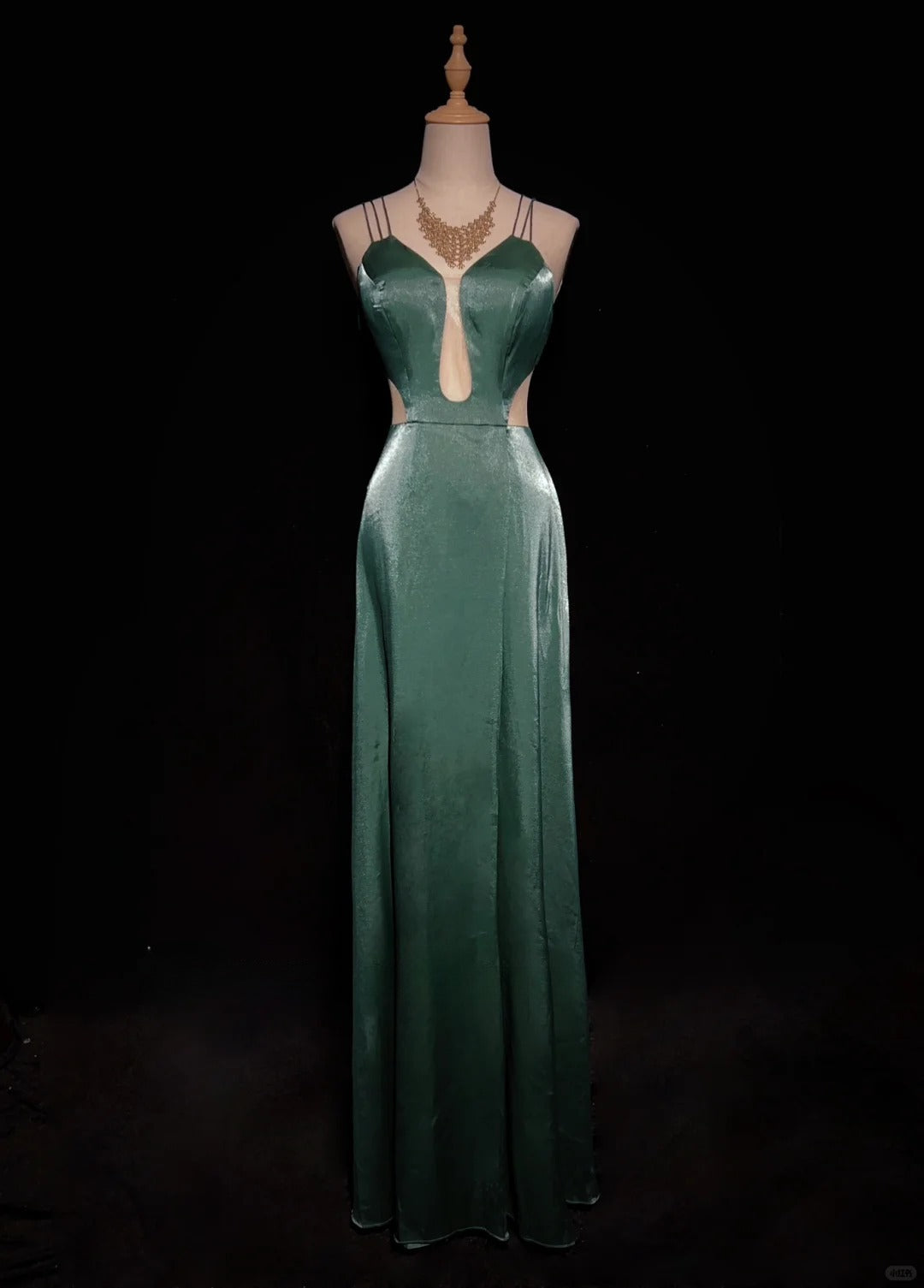 Sexy Prom Dress Spaghetti Straps Backless Prom Gown Evening Gala Dress D2523