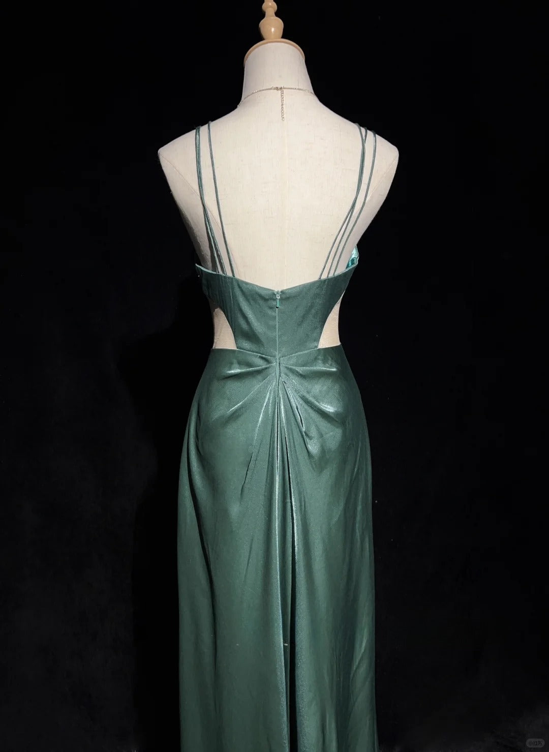 Sexy Prom Dress Spaghetti Straps Backless Prom Gown Evening Gala Dress D2523