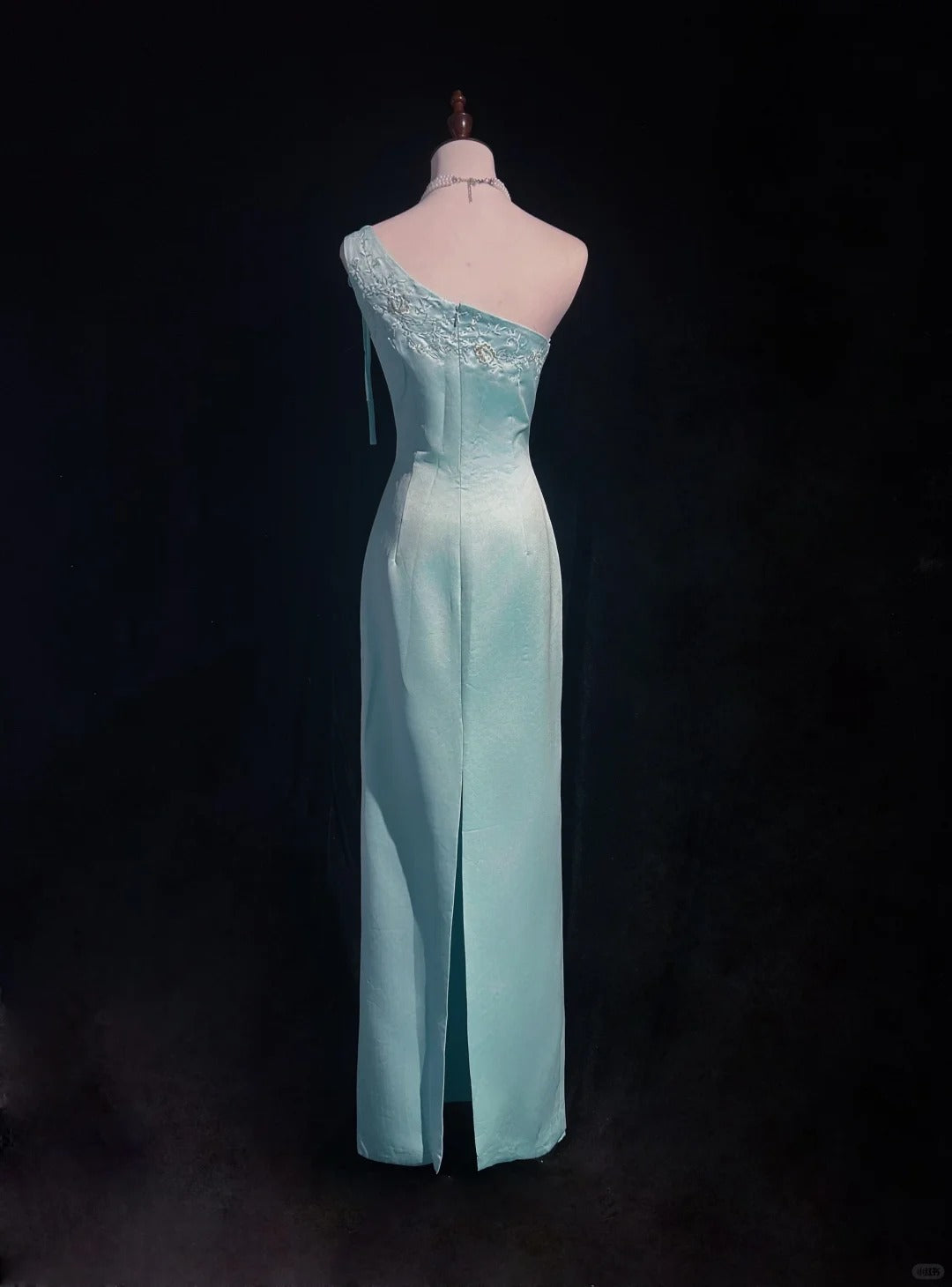 Charmante robe de bal asymétrique brodée, robe de soirée, robe de gala, robe de soirée D2539