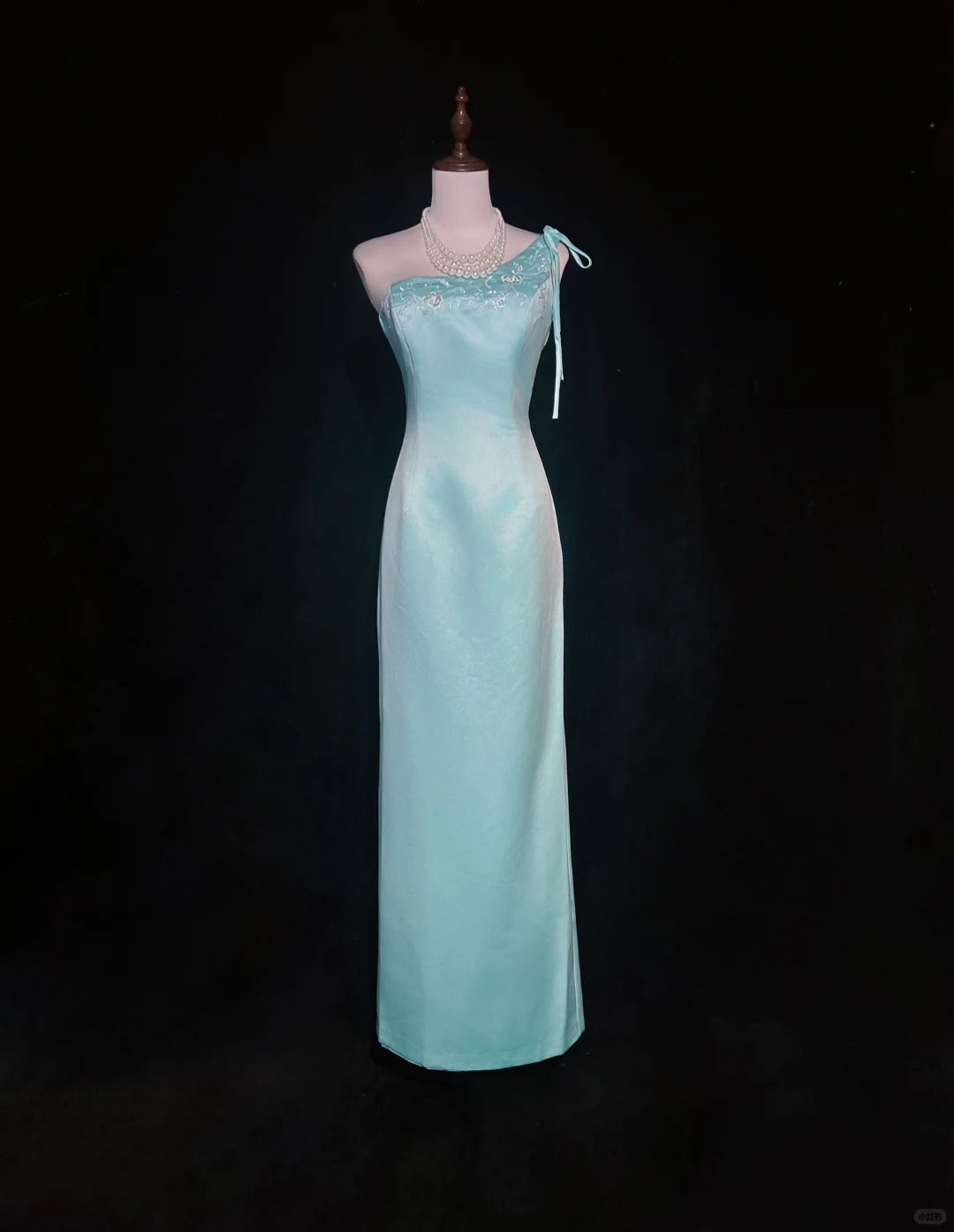 Charmante robe de bal asymétrique brodée, robe de soirée, robe de gala, robe de soirée D2539