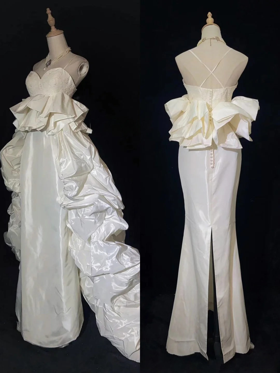 Pretty Prom Dress Sweetheart Pleated Prom Gown Evening Dress Gala Dress Wedding Dress D2562