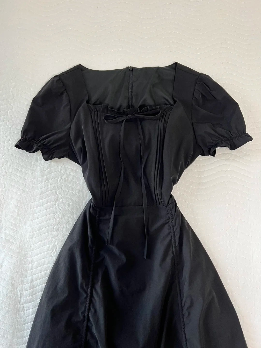 Beauty Prom Dress Square Neck Pleated Prom Dress Evening Dress Party Dress D2590