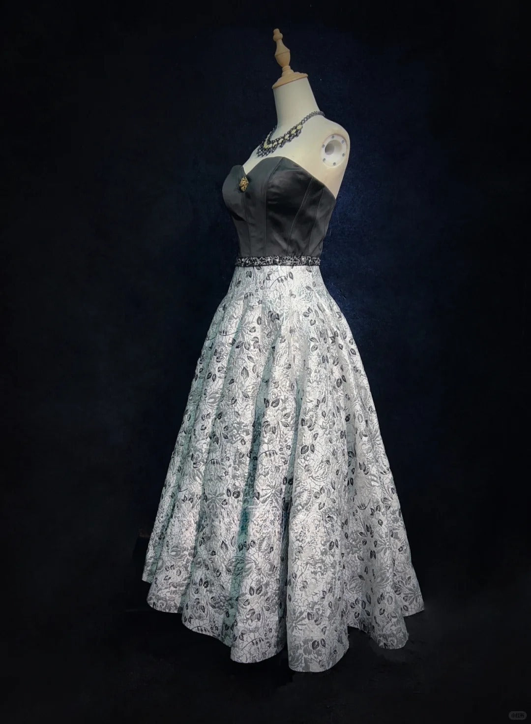 Elegant Prom Dress A Line Sweetheart Print Prom Gown Gala Dress Evening Dresses D2600