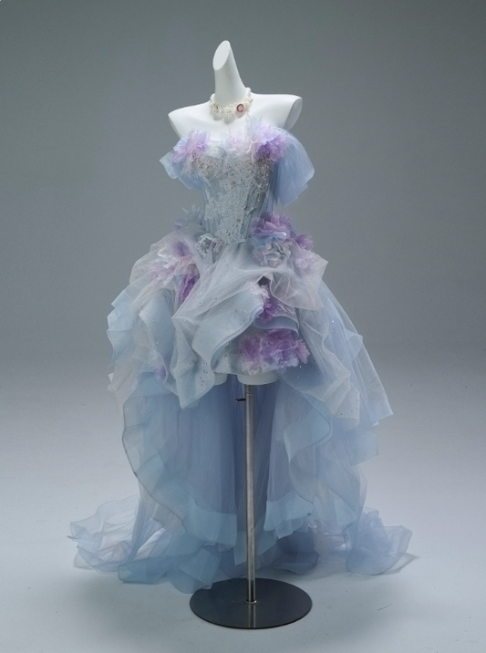 Jolie robe de bal plissée à épaules dénudées, robe de soirée, robe de fête d'anniversaire, D2625