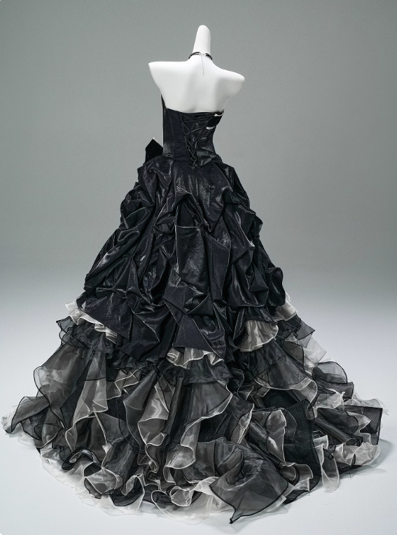 Gorgeous Prom Dress Strapless Pleated Tiered Ball Gown Gala Dress Evening Dress D2630