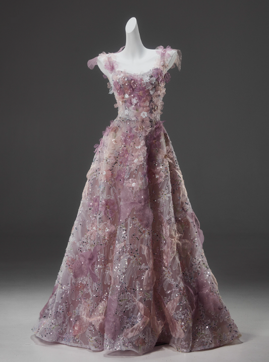 Robe de bal élégante à bretelles spaghetti et paillettes, robe de soirée, robe de fête d'anniversaire, D2651