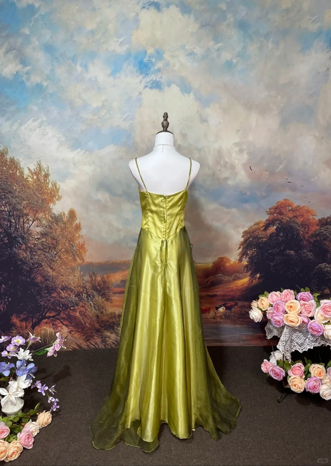 Charming Prom Dress Spaghetti Straps Prom Gown Evening Dress Gala Dress D2674