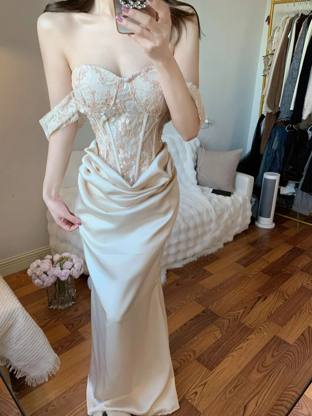 Elegant Prom Dress Sweetheart Pleated Prom Gown Evening Dress Date Dress D2681