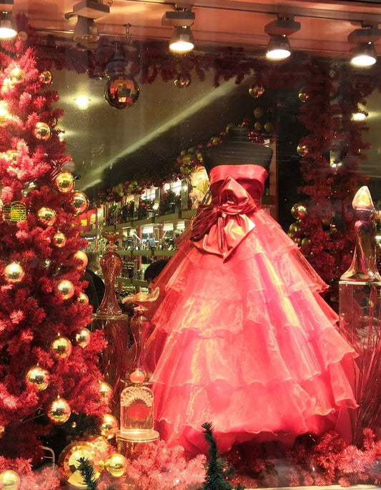 Charmante robe de bal bustier à volants, robe de soirée, robe 16e, D2723