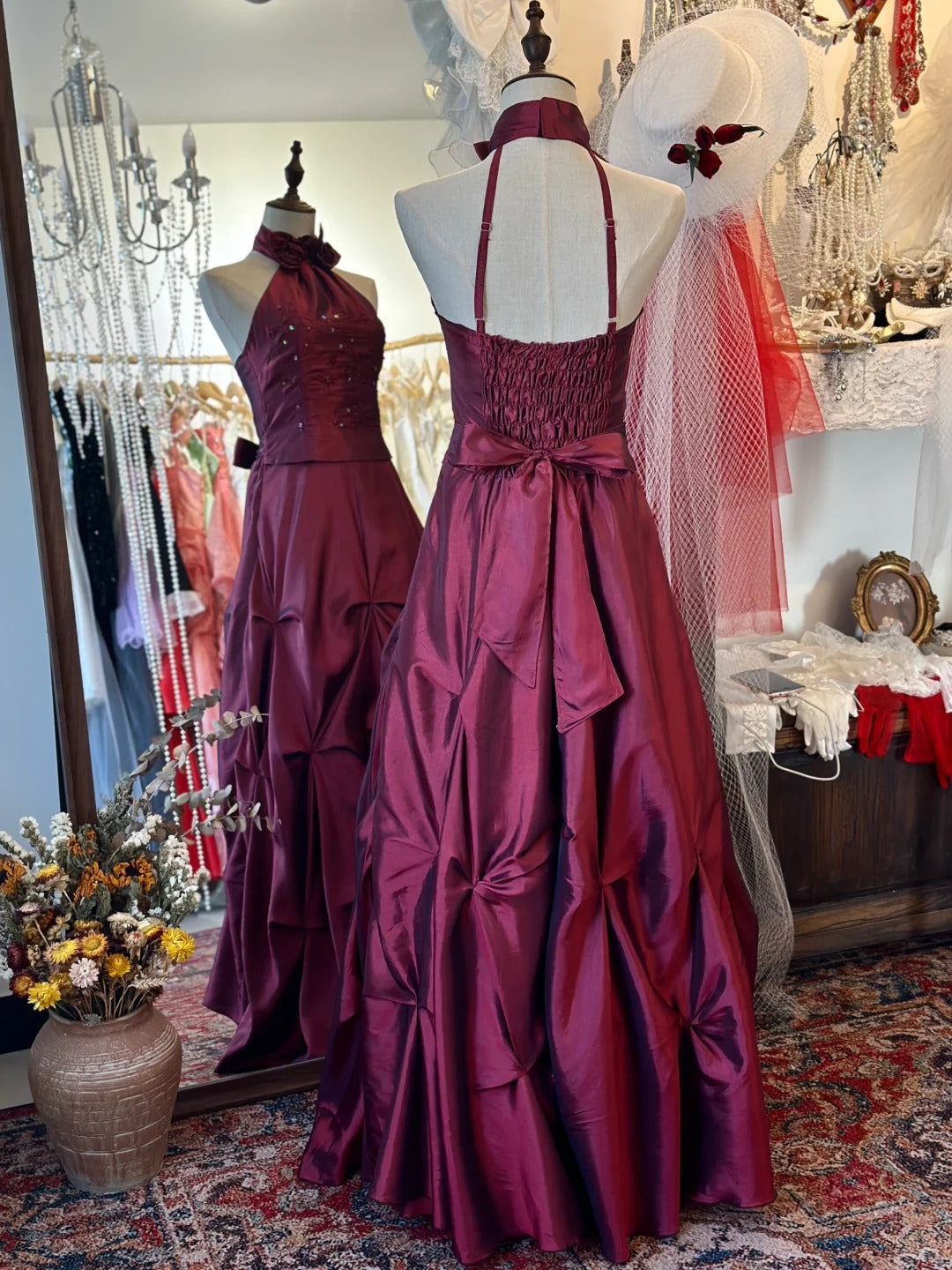 Elegant Prom Dress A Line Halter Party Dress Gala Dress Evening Dress D2736