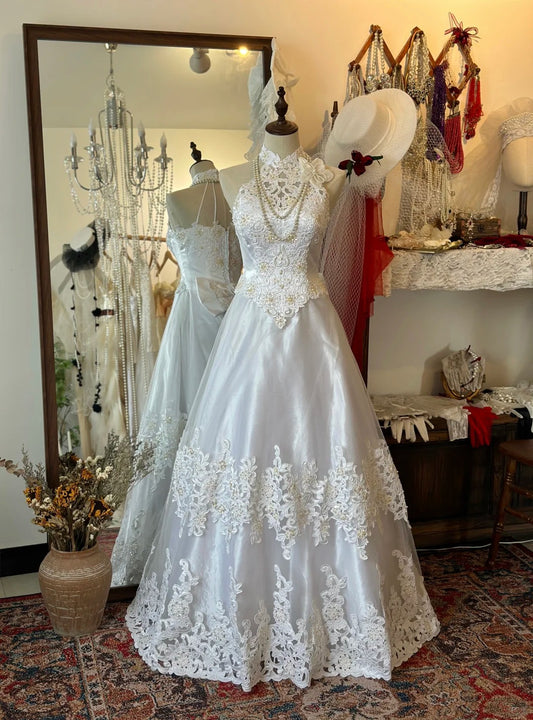 Robe de bal élégante, coupe trapèze, dos nu, robe de soirée, robe de gala, robe de bal, D2746