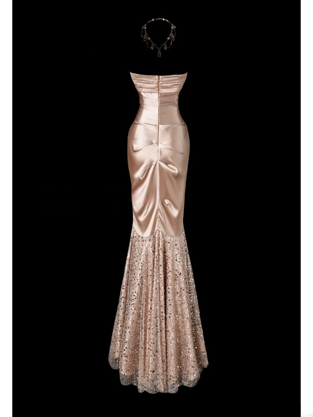 Elegant Prom Dress Sweetheart Pleated Mermaid Evening Dress Gala Dress D2764