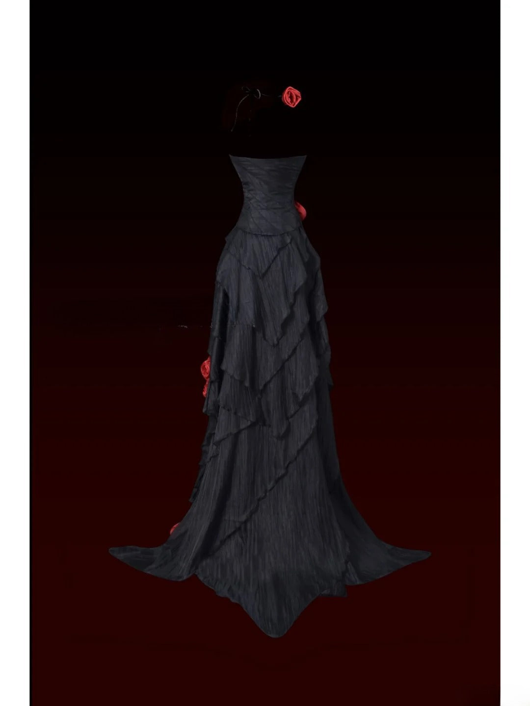Charming Prom Dress A Line Strapless Pleated Evening Dress Gala Dress D2774