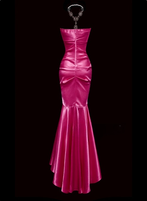 Stunning Prom Dress Sweetheart Pleated Mermaid Evening Dress Gala Dress Prom Gown D2786