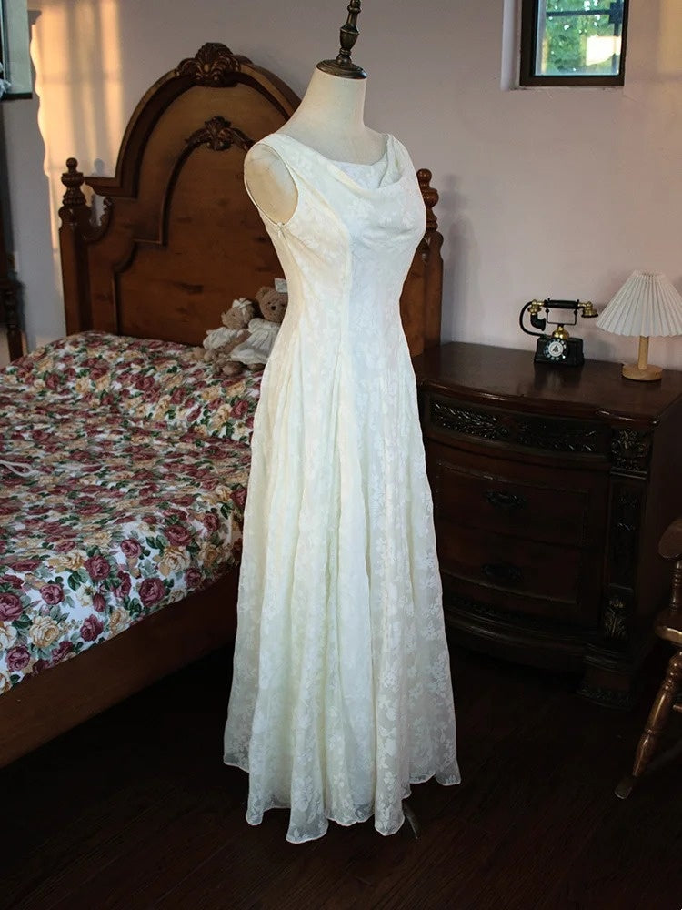 Elegant Prom Dress A Line Crew Neck Pleated Evening Dress Gala Dress Birthday Party Dress D2798