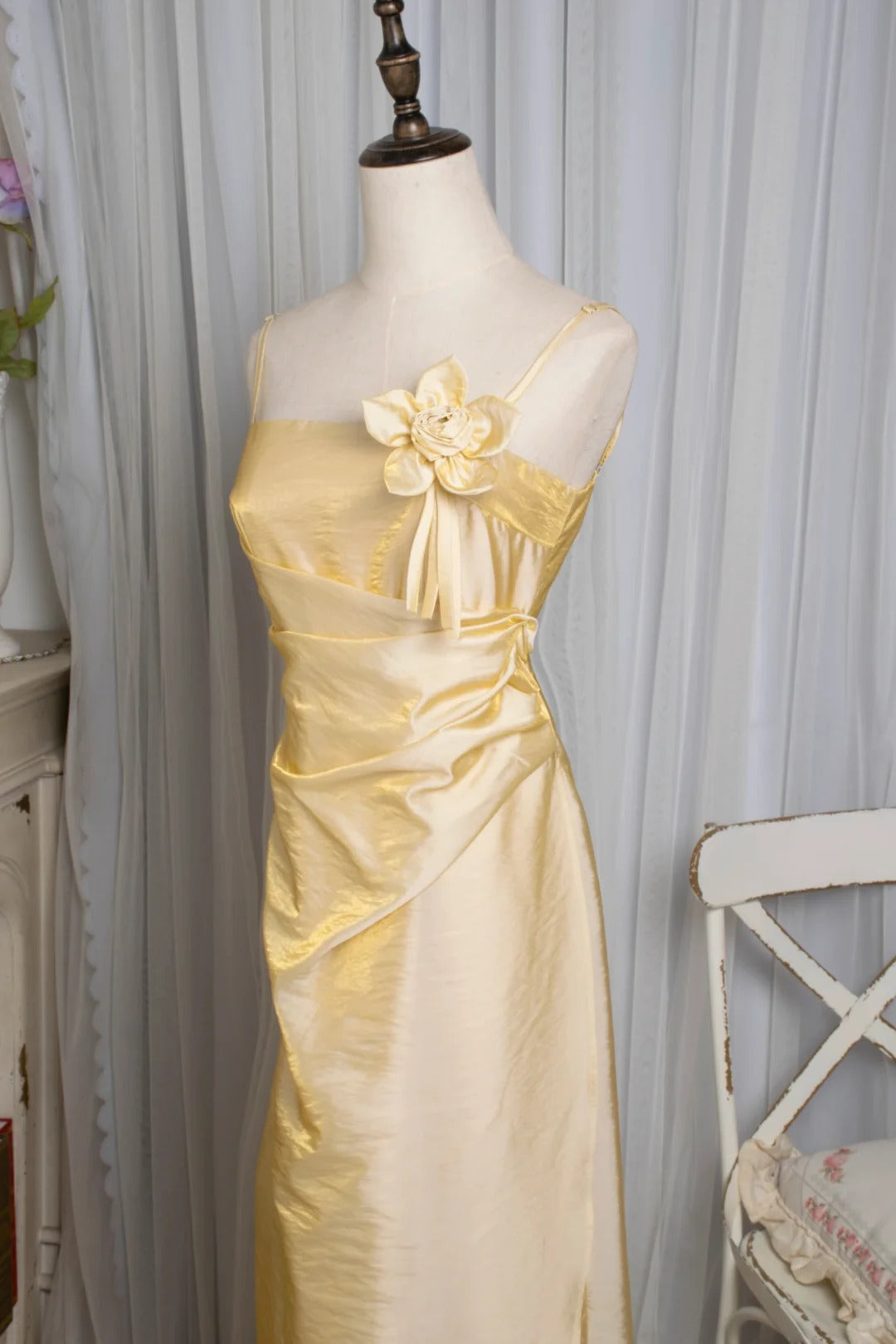 Sweet Prom Dress A Line Spaghetti Straps Birthday Party Dress Evening Dress Gala Dress D2805