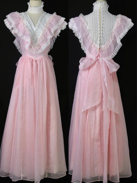 Robe de bal trapèze à col montant et plissée, tenue de soirée, robe de gala, 16e édition, D2818