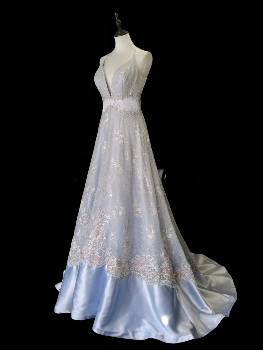 Charming Prom Dress A Line V-neck Backless Evening Dress Gala Dress D2828