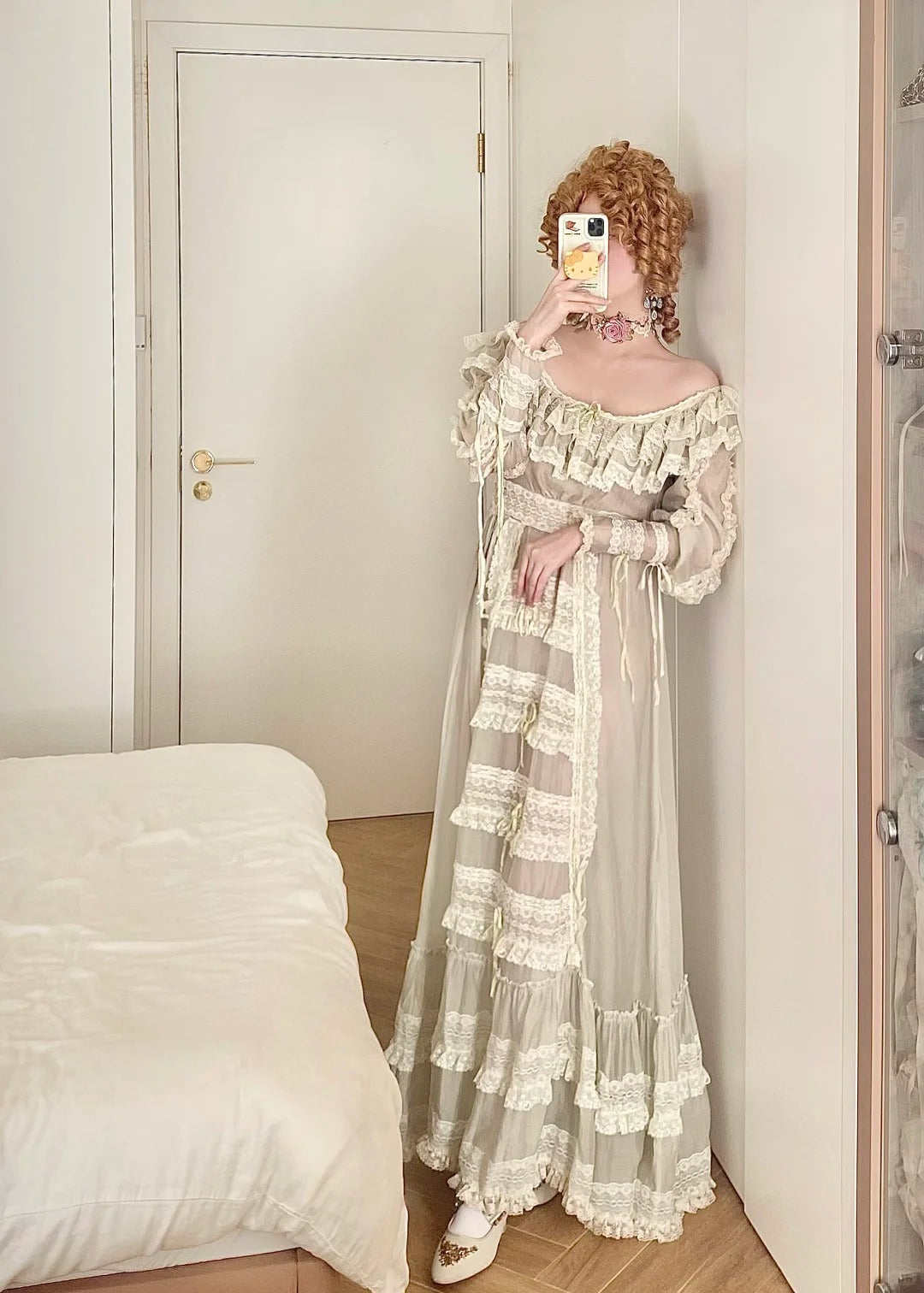 Elegant Prom Dress Off Shoulder Pleated Lace Birthday Party Dress Evening Dress D2850