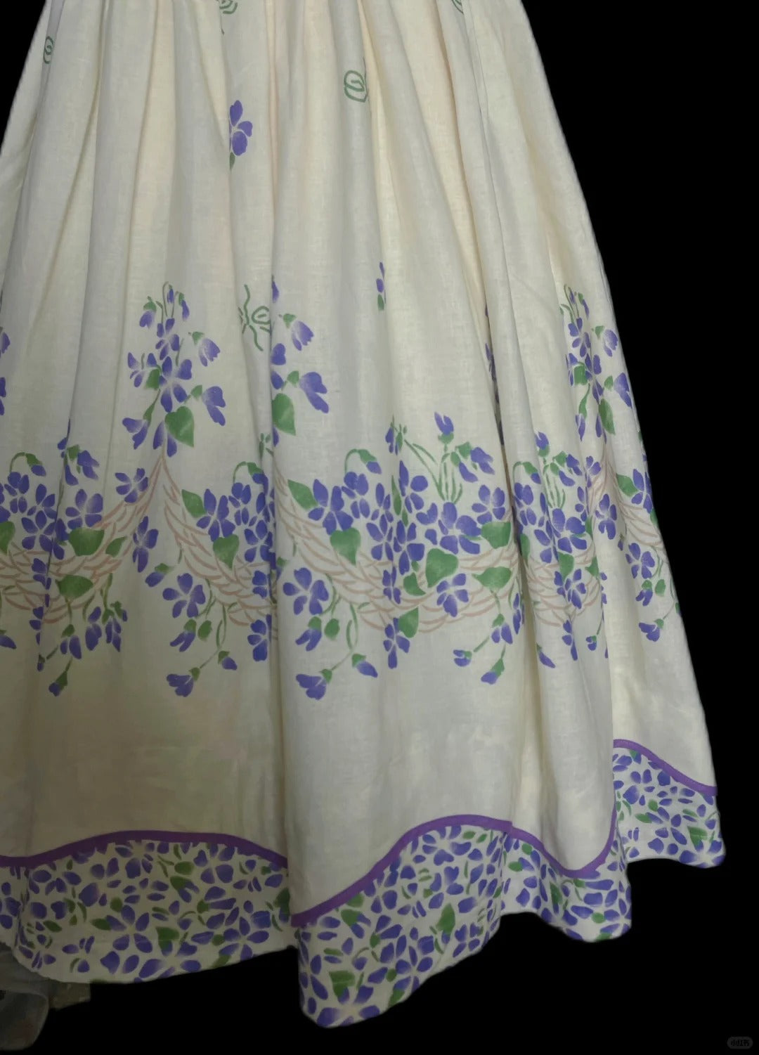 Cute Summer Dress Crew Neck Pleated Print Daily Dress Women Teenage Girl Dress D2866