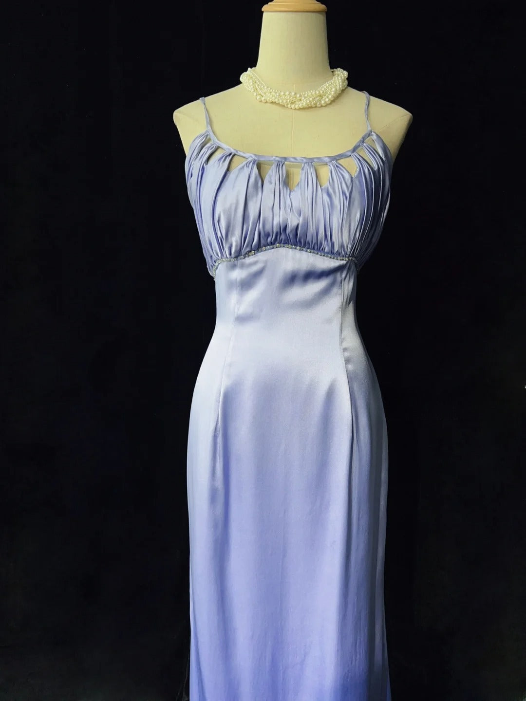 Elegant Prom Dress Spaghetti Straps Pleated Gala Dress Evening Dress Birthday Dress D2904