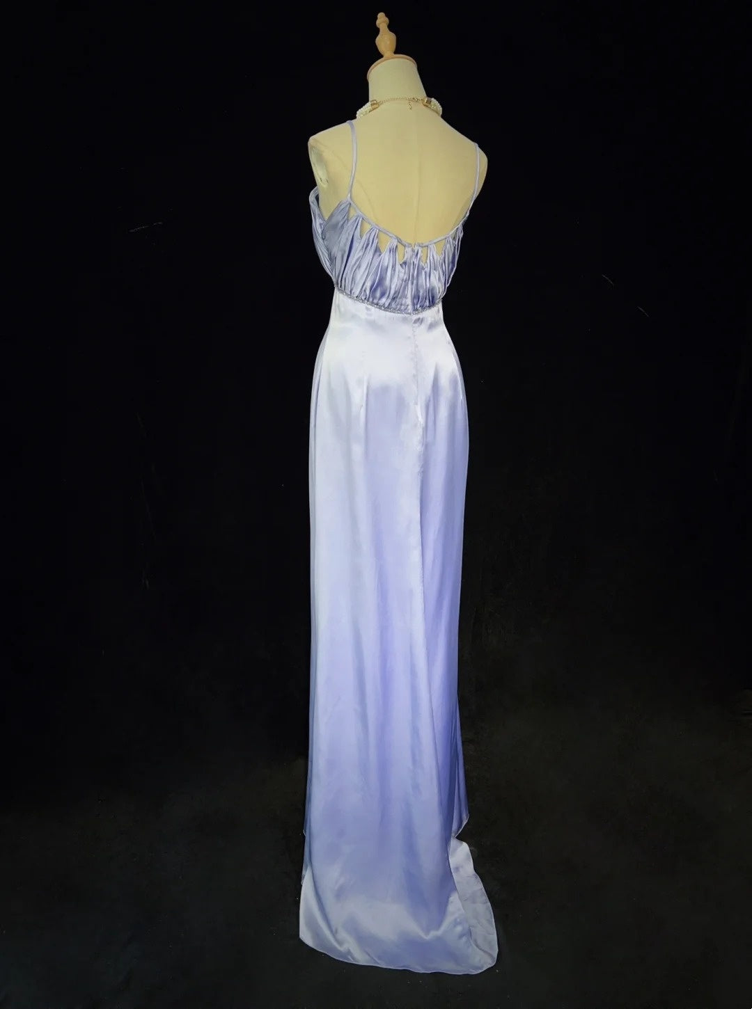 Elegant Prom Dress Spaghetti Straps Pleated Gala Dress Evening Dress Birthday Dress D2904