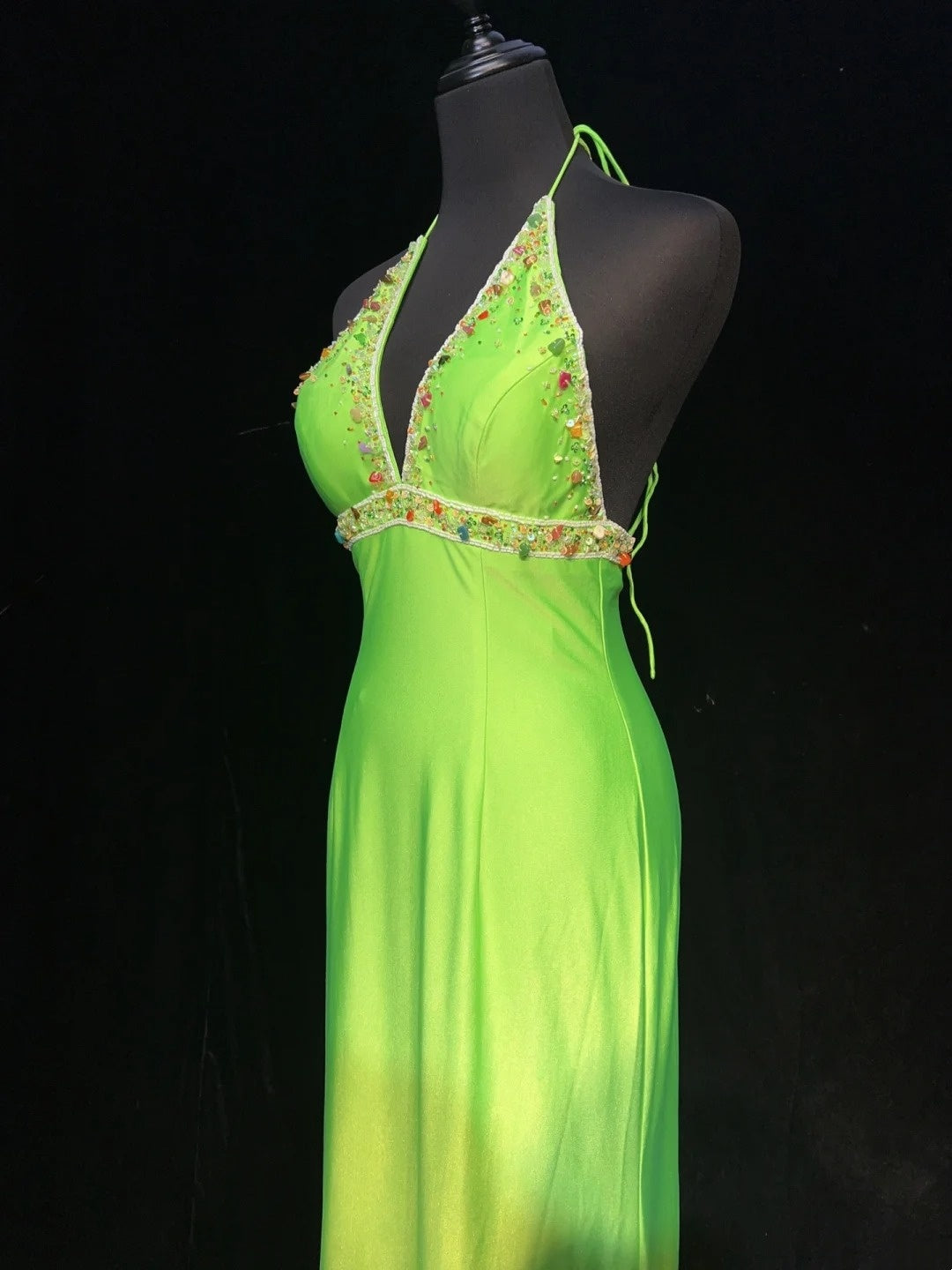 Stunning Prom Dress Halter Beading Evening Dress Gala Dress Party Dress D2907