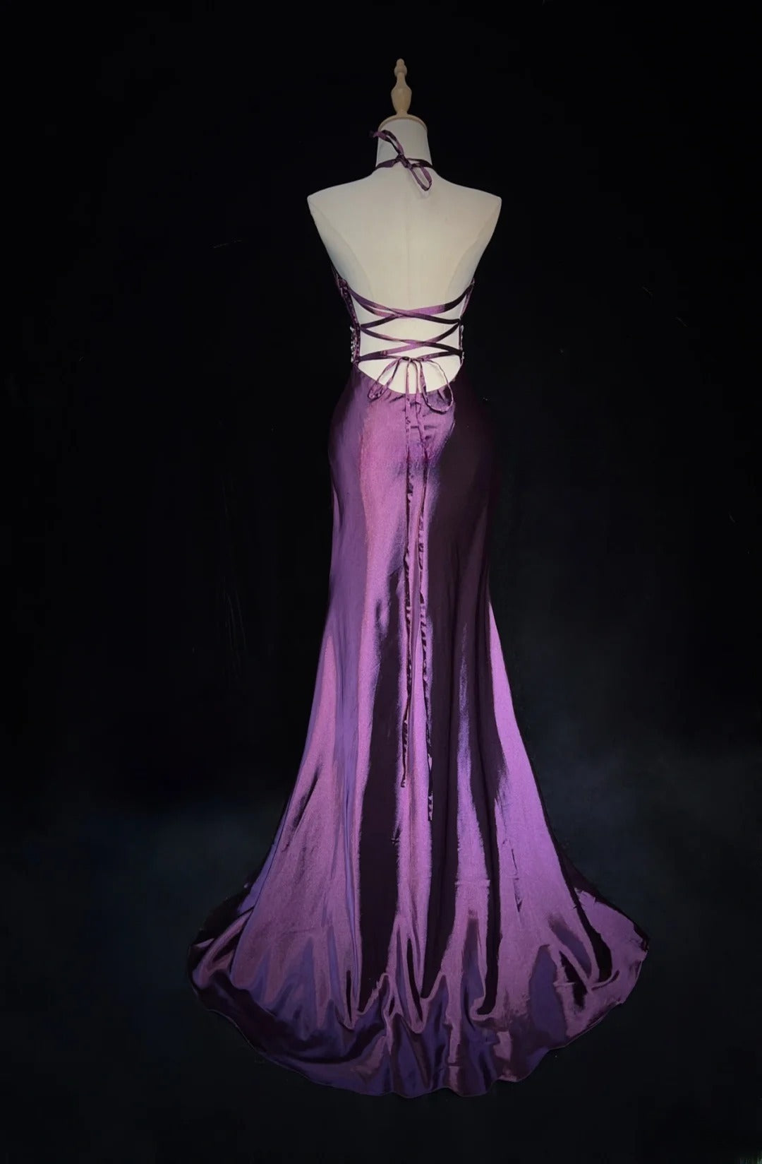 Gorgeous Prom Dresses Halter Crystal Pleated Evening Dress Gala Dress D2919