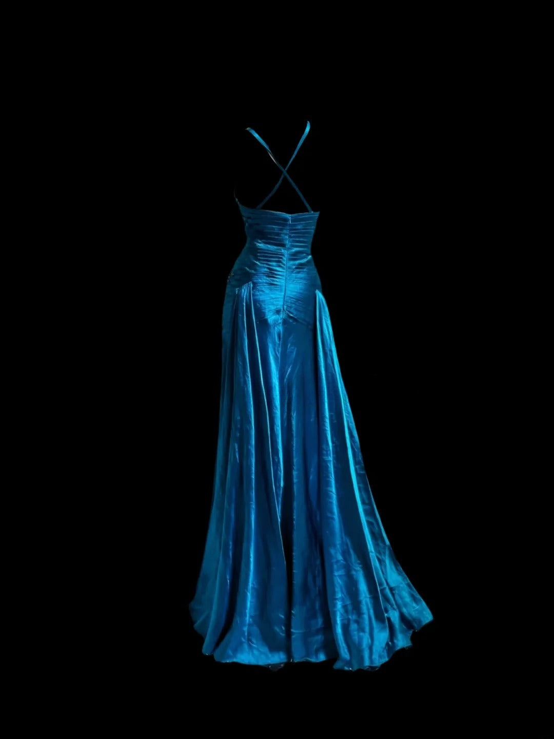 Gorgeous Prom Dress V-neck Pleated Gala Dress Evening Dress D2832