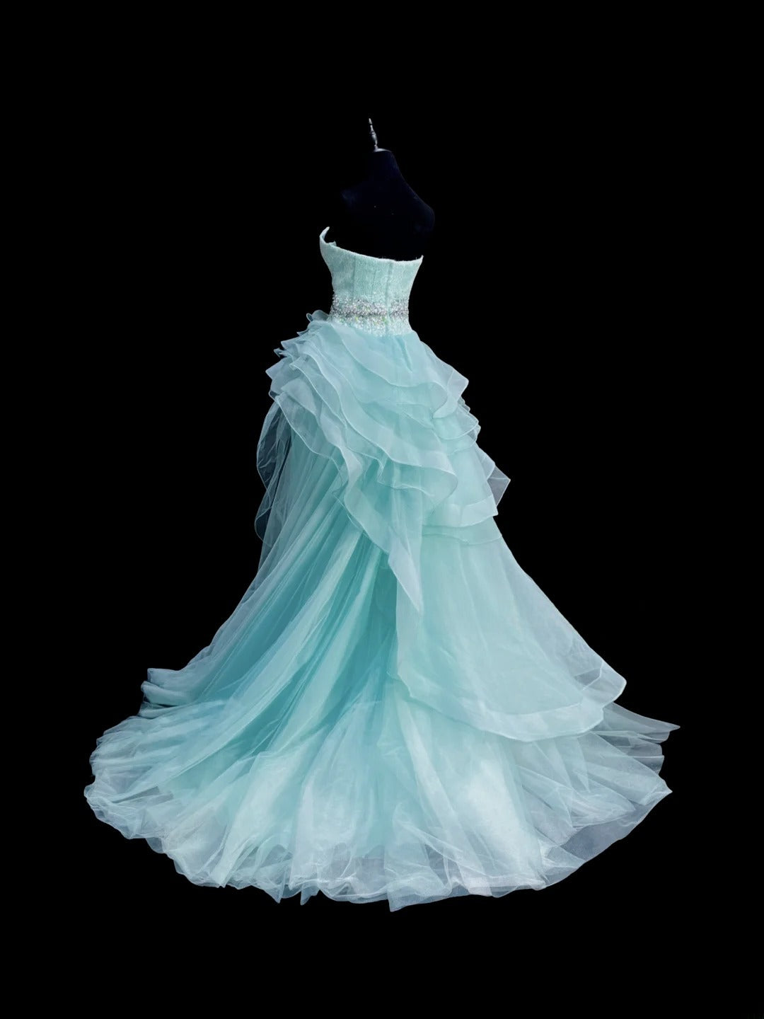 Beauty Prom Dress Sweetheart Tiered Sweet 16 Dress Evening Dress D2835
