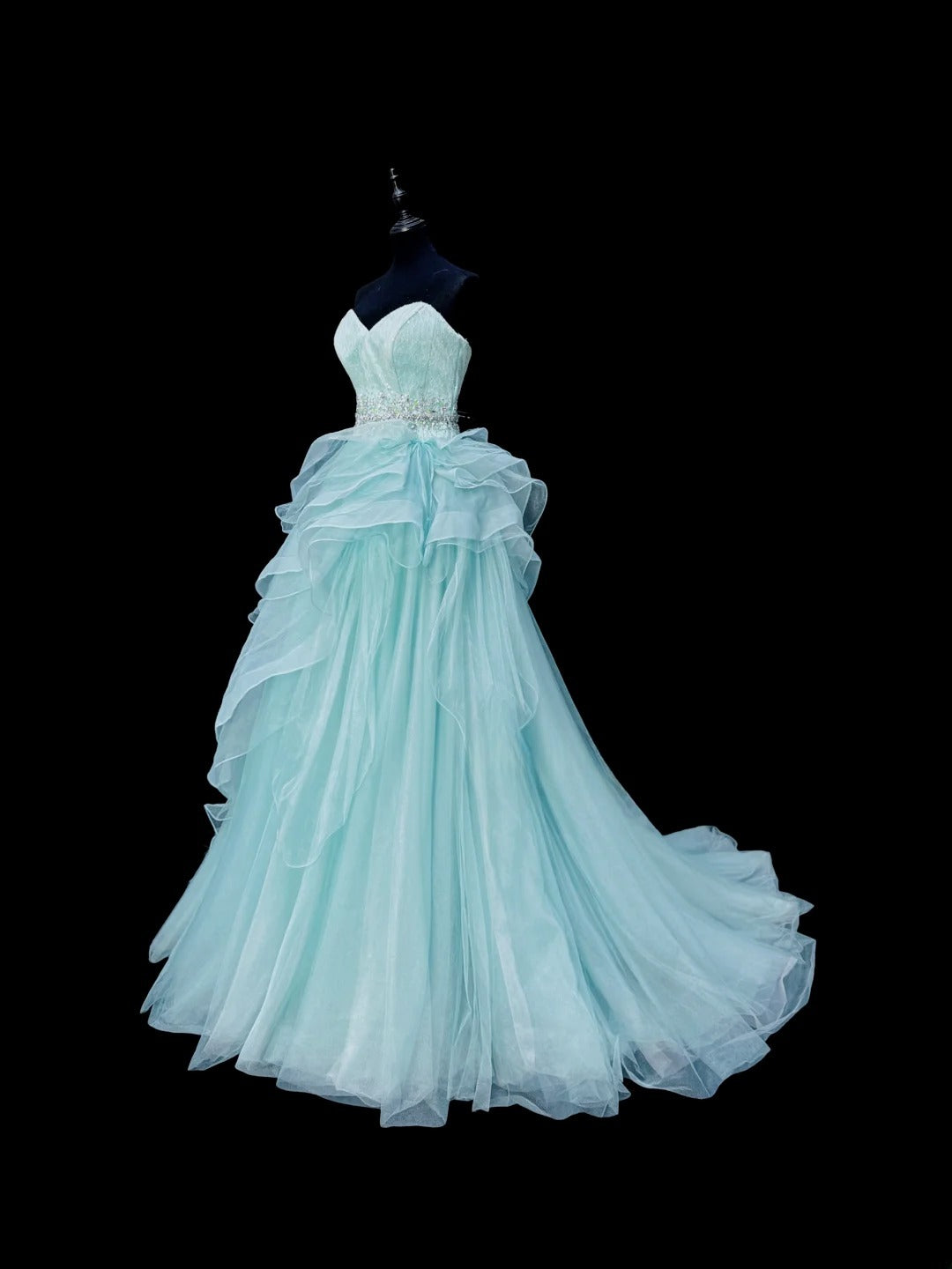 Beauty Prom Dress Sweetheart Tiered Sweet 16 Dress Evening Dress D2835