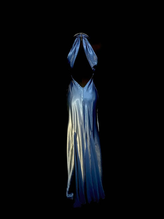 Robe de bal élégante, dégradée, col en V, plissée, robe de soirée, robe de soirée D2952