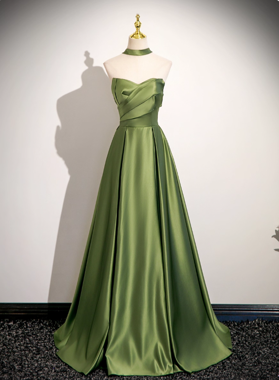 Elegant Prom Dress A Line Sweetheart Pleated Evening Dress Gala Dress D2963
