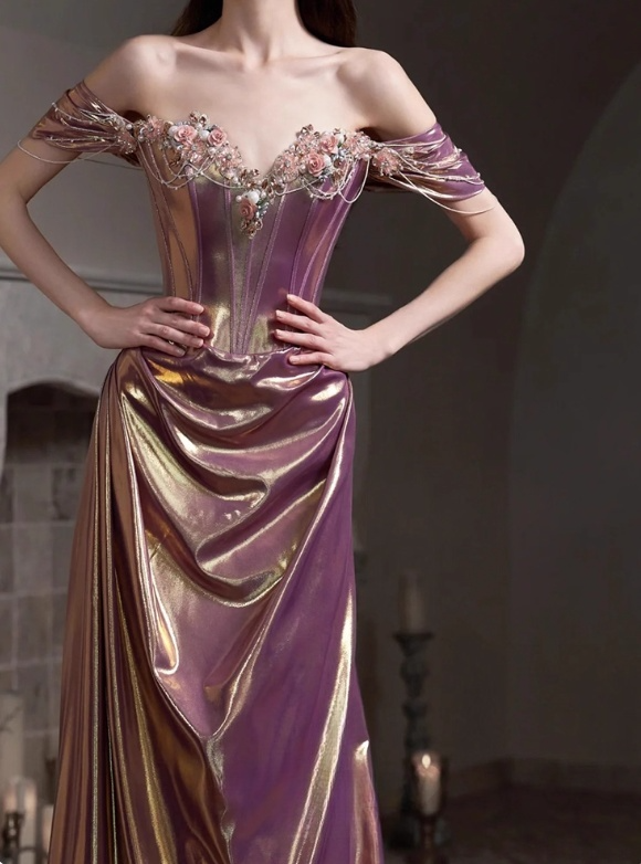 Stunning Prom Dress Off Shoulder Gala Dress Evening Dress Party Dress D2978
