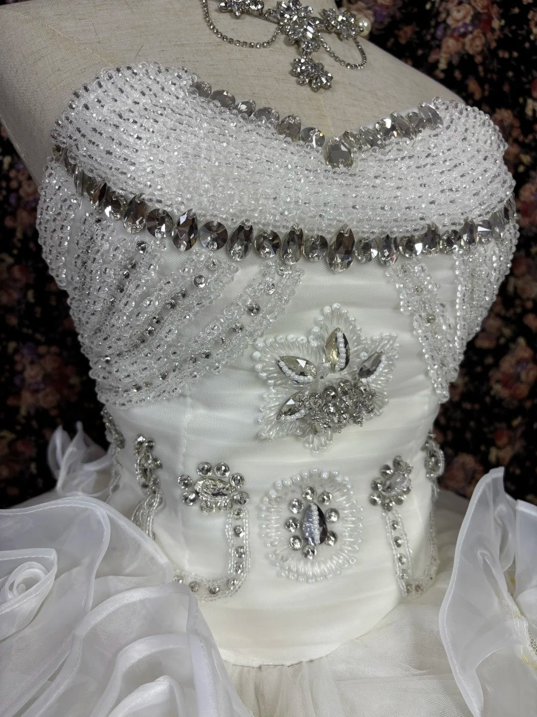 Stunning Ball Gown Sweetheart Beading Ruffle Birthday Dresses Evening Dress Quinceanera Dress Prom Dress D3011