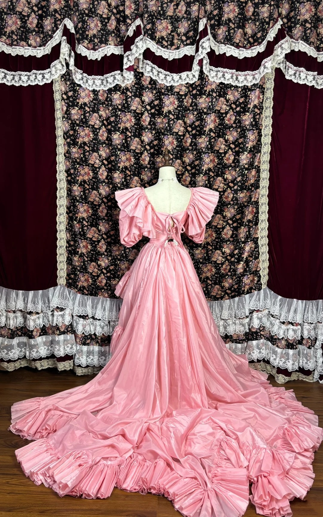 Charming Prom Dress Pleated Train Birthday Dresses Evening Dress Quinceanera Dress D3012