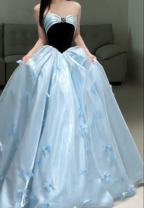 Stunning Prom Dress Sweetheart Pleated Ball Gown Evening Dress Sweet 16 Dress D3028