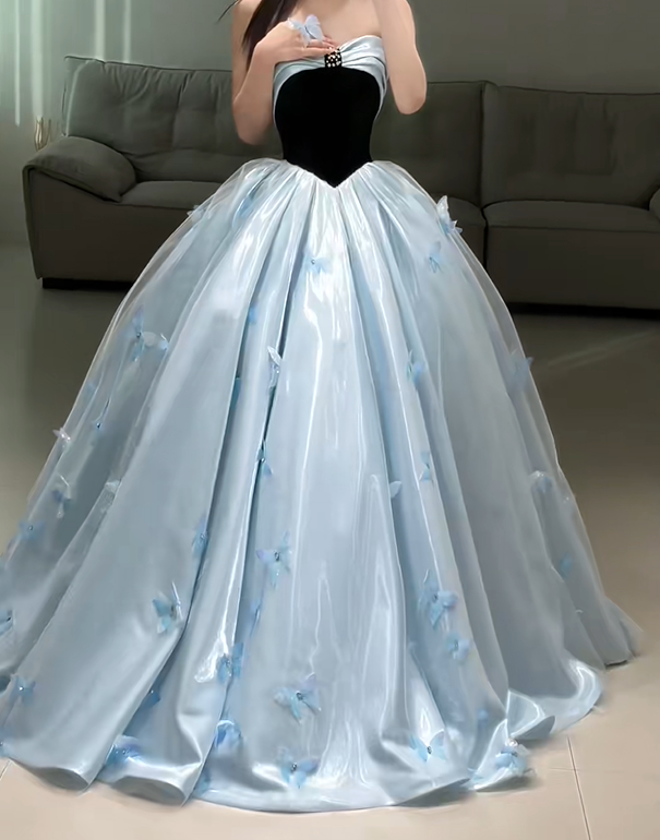 Stunning Prom Dress Sweetheart Pleated Ball Gown Evening Dress Sweet 16 Dress D3028